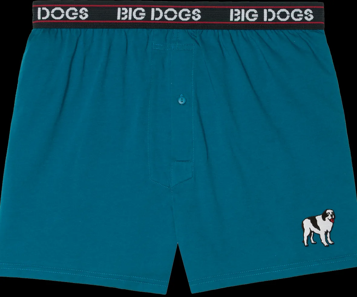Classic Solid Logo Boxers-Big Dogs Fashion
