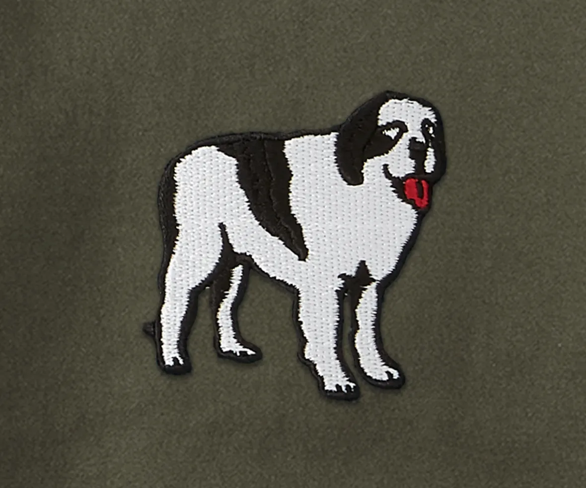 French Terry Fleece Embroidered Hoodie-Big Dogs Best