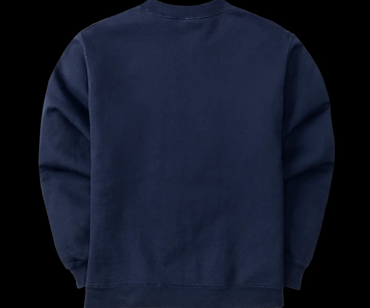 French Terry Fleece Embroidered Crew-Big Dogs Fashion