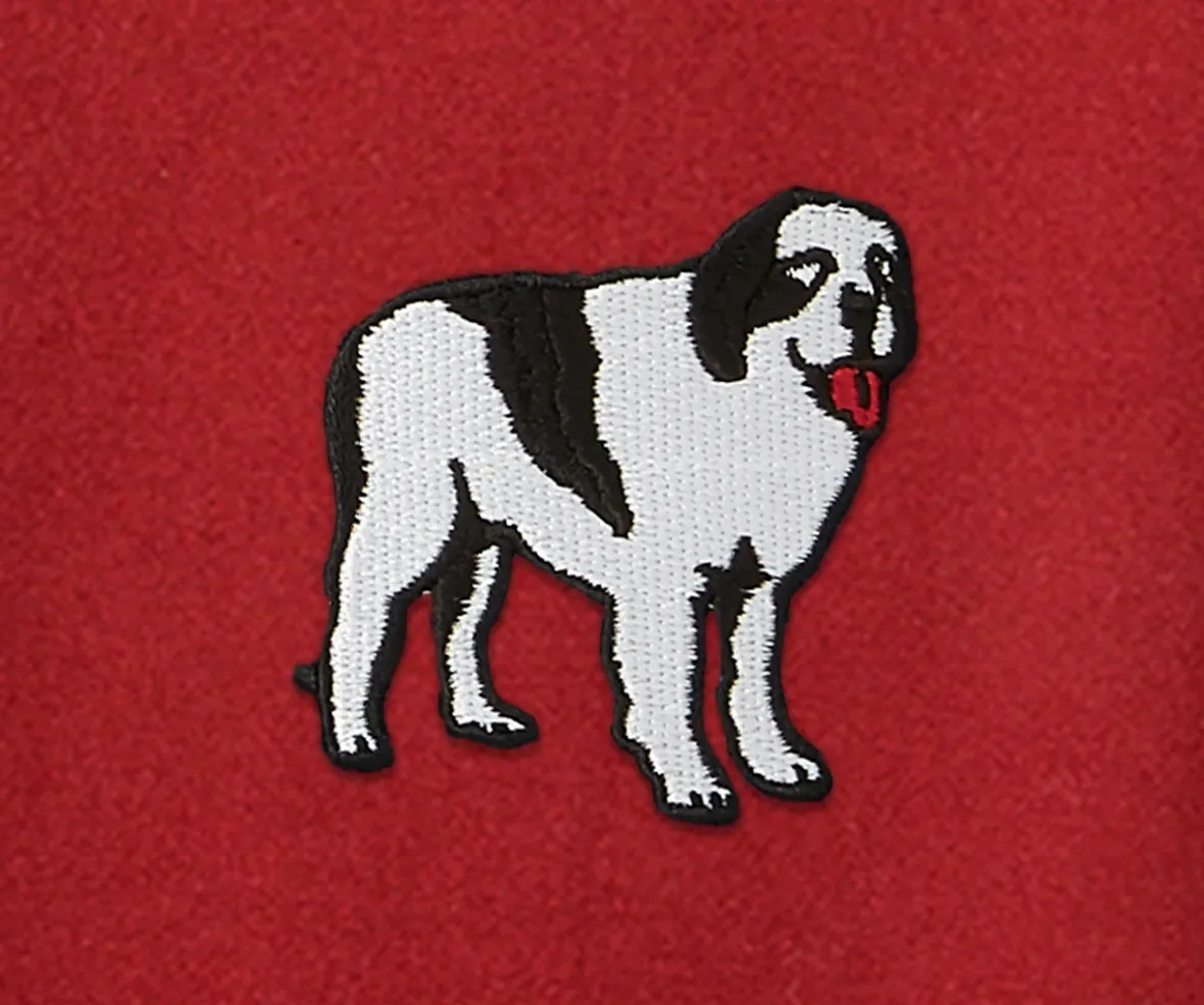 French Terry Fleece Embroidered Crew-Big Dogs Fashion