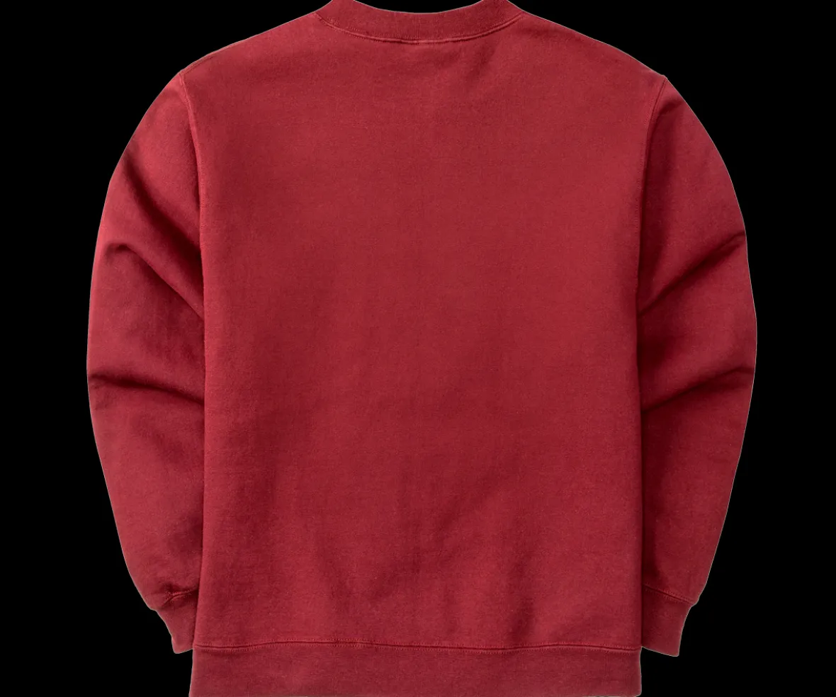 French Terry Fleece Embroidered Crew-Big Dogs Fashion