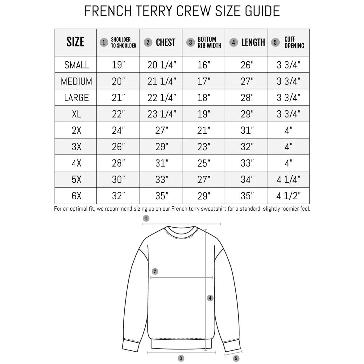 French Terry Fleece Embroidered Crew-Big Dogs Fashion